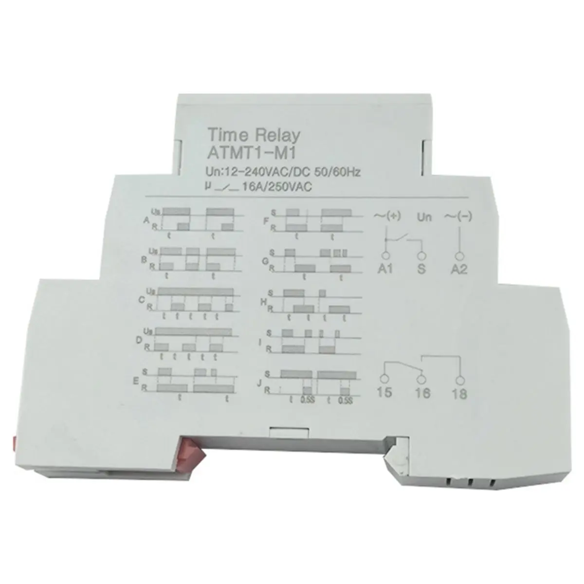 Multifunctional Time Delay Relay - 10 Modes, AC DC 12-240V, 16A Timer Switch for Automation & Control