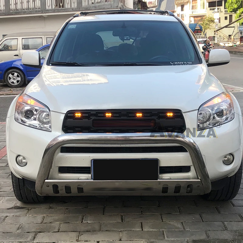 Front bumper grille TRD modification front grille accessories decoration Fit For Toyota Rav4 grill 2006 2007 2008