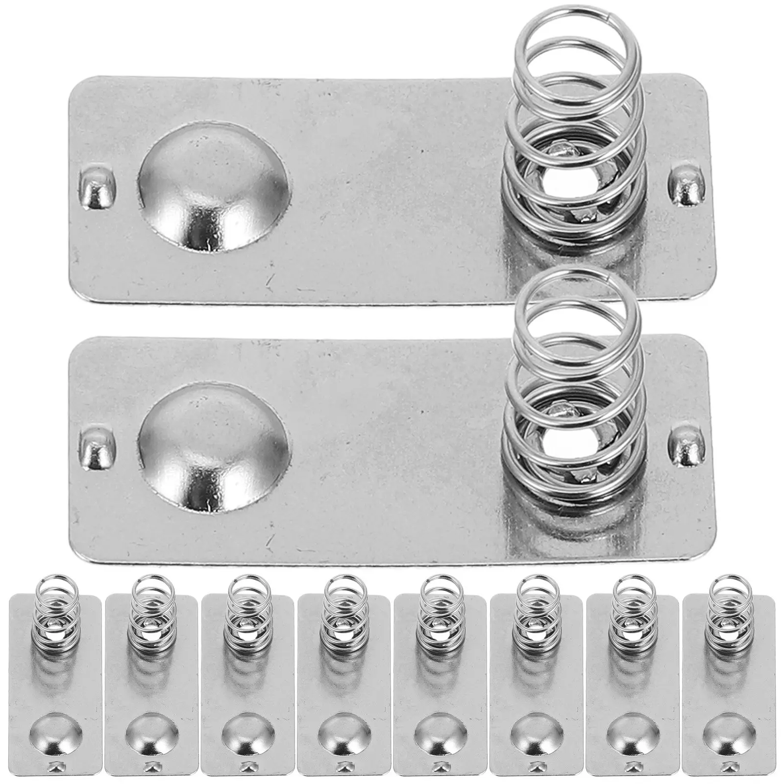 10Pcs Battery Spring Plate Terminal Metal Negative to Positive Conversion for Remote Control Devices Battery Nickeling Plate
