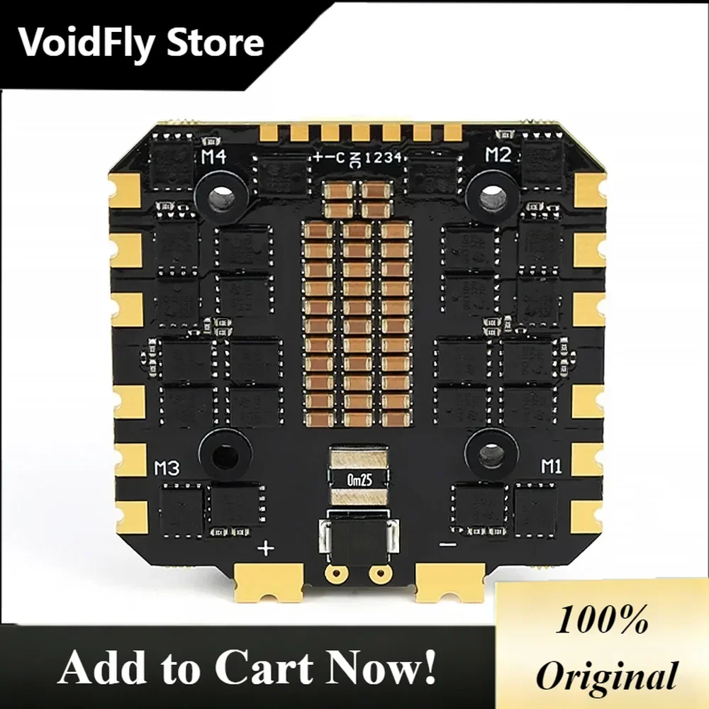 VoidFly AxisFlying Argus ECO F722 Flight Controller BEC,OSD, Barometer, Black Box 16M With 80A BLHeli_S 4-in-1 ESC 6-8S for RC F