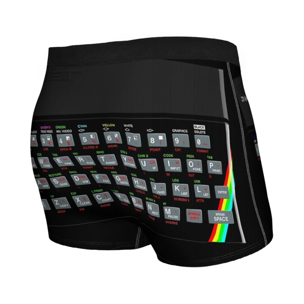 Keyboard ZX Spectrum Underpants Breathbale Panties Men\'s Underwear Sexy Shorts Boxer Briefs