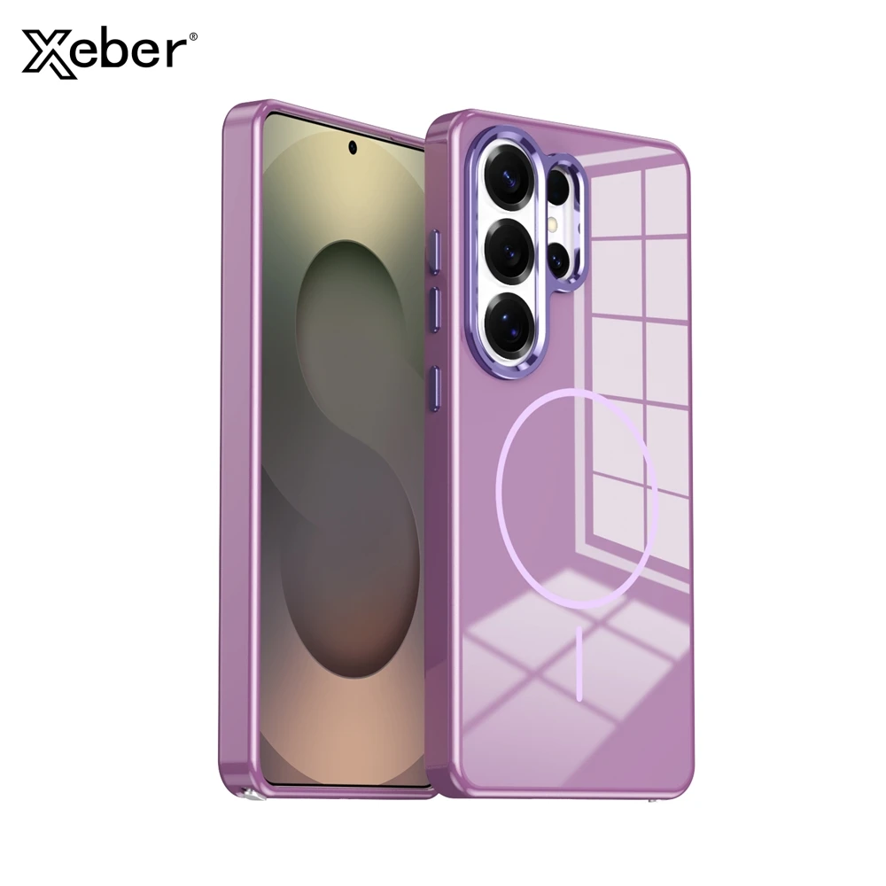 Original Hard PC Magnetic For Magsafe Case For Samsung Galaxy S26 Ultra S25 Plus S24 Ultra Wireless Charging Shockproof Cover