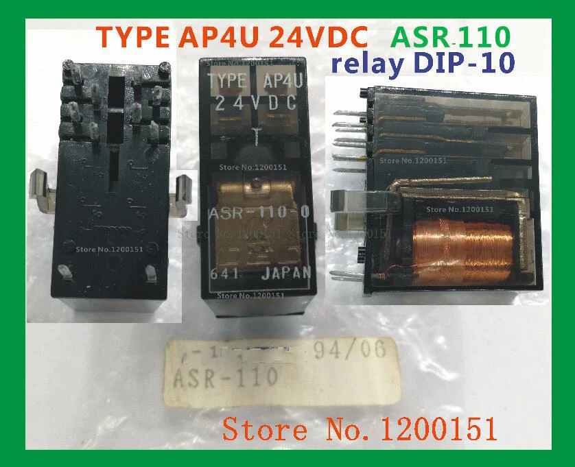 

AP4U 24VDC T ASR-110-0 ASR-110-0-24V relay DIP10 NEW