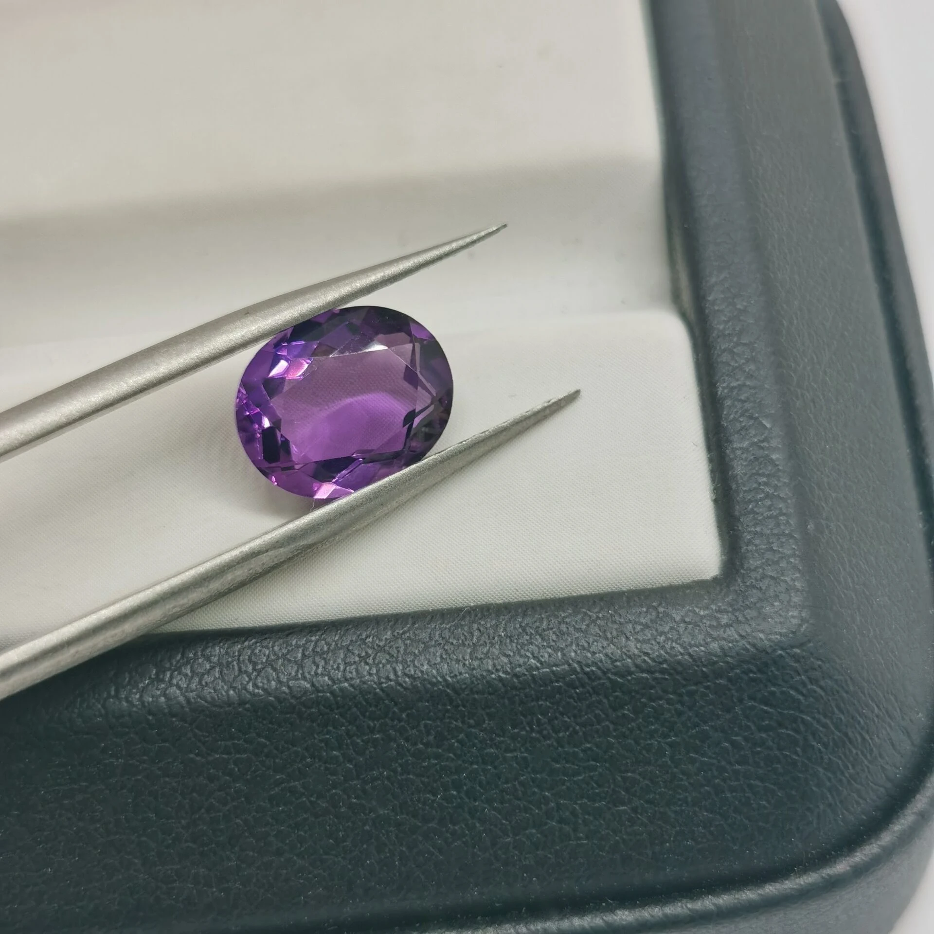 8mm*10mm Natural Amethyst Loose Gemstone Wholesale Price Dark Color VVS Grade Amethyst Gemstone for Jewelry DIY 3