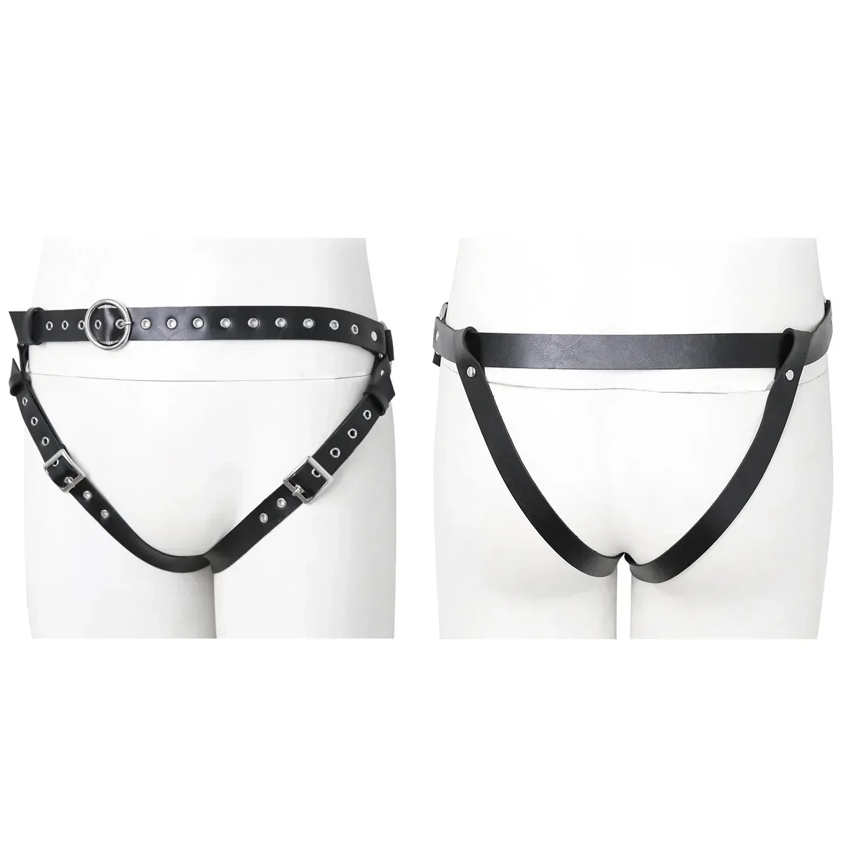 ملابس داخلية نسائية لممارسة الجنس ملابس داخلية مثيرة سراويل العفة قضيب جلدي إكسسوارات ألعاب للبالغين