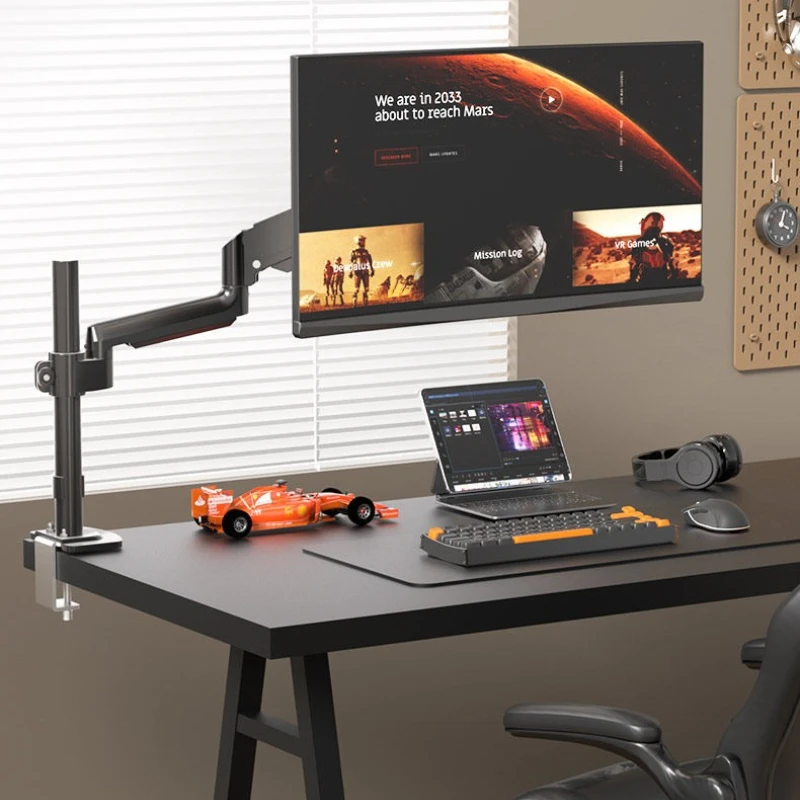 

Крепление для потолочного монитора Прецизионный алюминиевый многоосевой расширенный консольный регулируемый на 360° ° Вращение Широкий широкий обзор