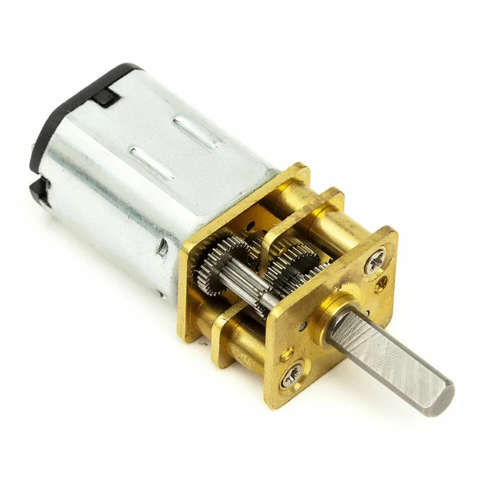 High Torque Geared Motor with Speed Reduction (151000RPM) for DC Voltage Applications Compatible with RC and Hobbies