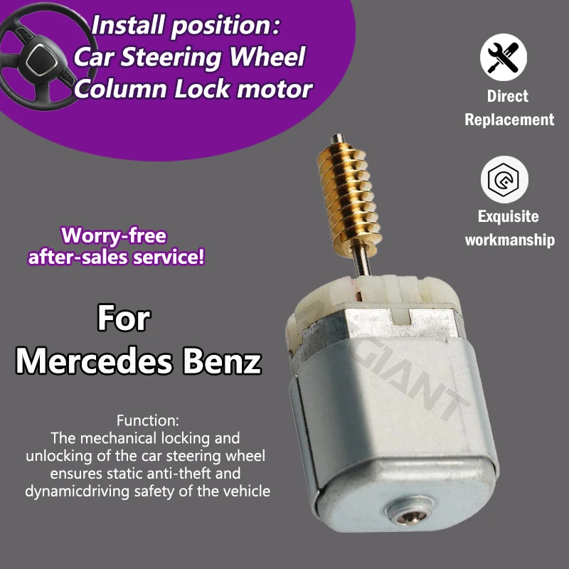 

AZGIANT A0999008300/A0999004101 Автомобильный привод замка рулевого управления 12 В для Mercedes Benz CLA C117/C-Class W205/E-Class Coupe C207