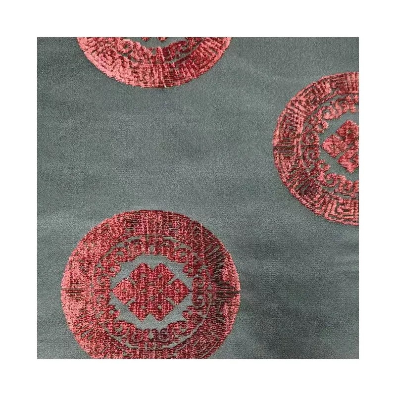 Traditional yarn-dyed jacquard Zhangzhou velvet fabric Chinese-style three-dimensional dress cheongsam Han clothing