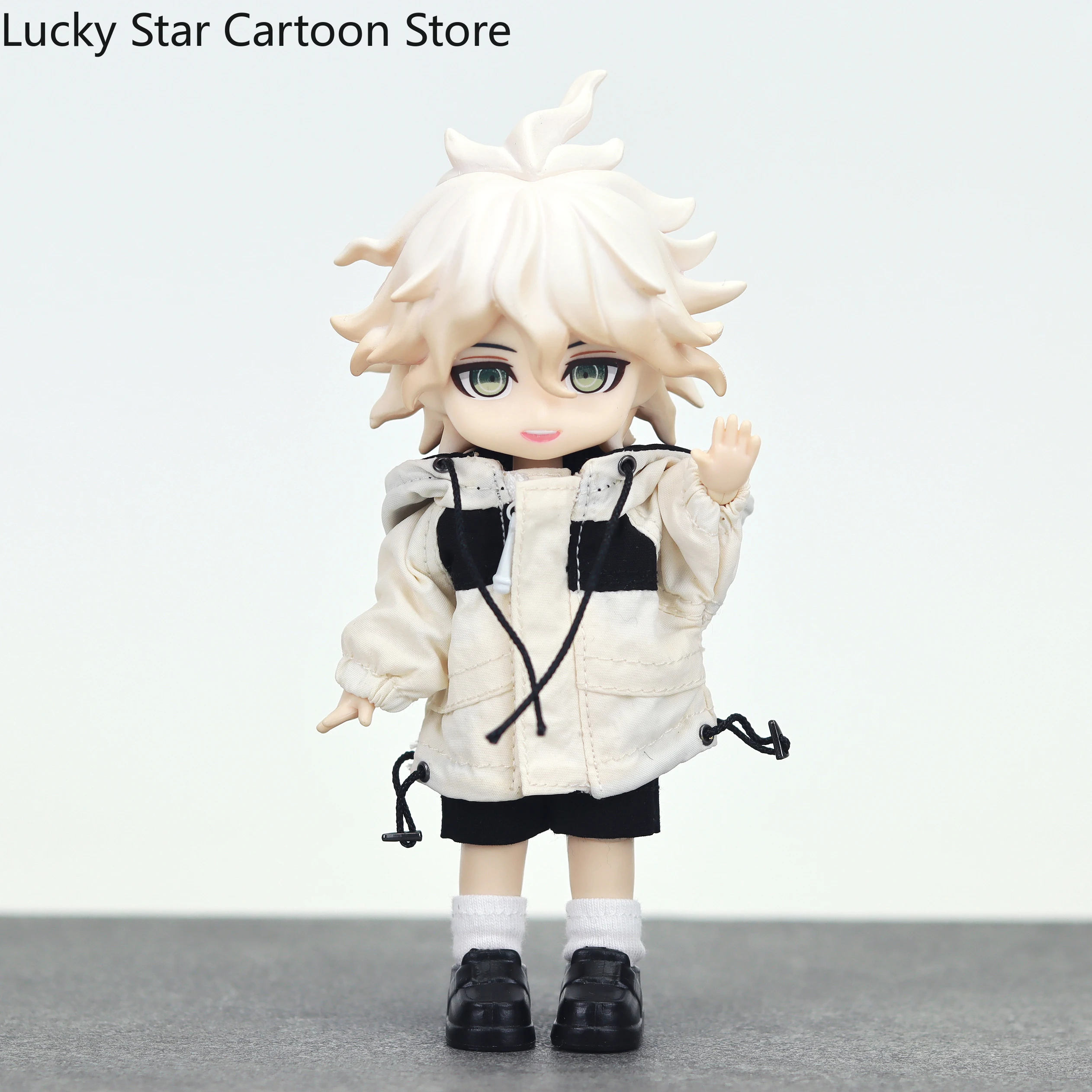 

Nagito Komaeda Ob11 Anime Handsome Body Clothes Suit Figure Cosplay Cartoon Figure IdolFigurine Model Xmas Gift Halloween Gift