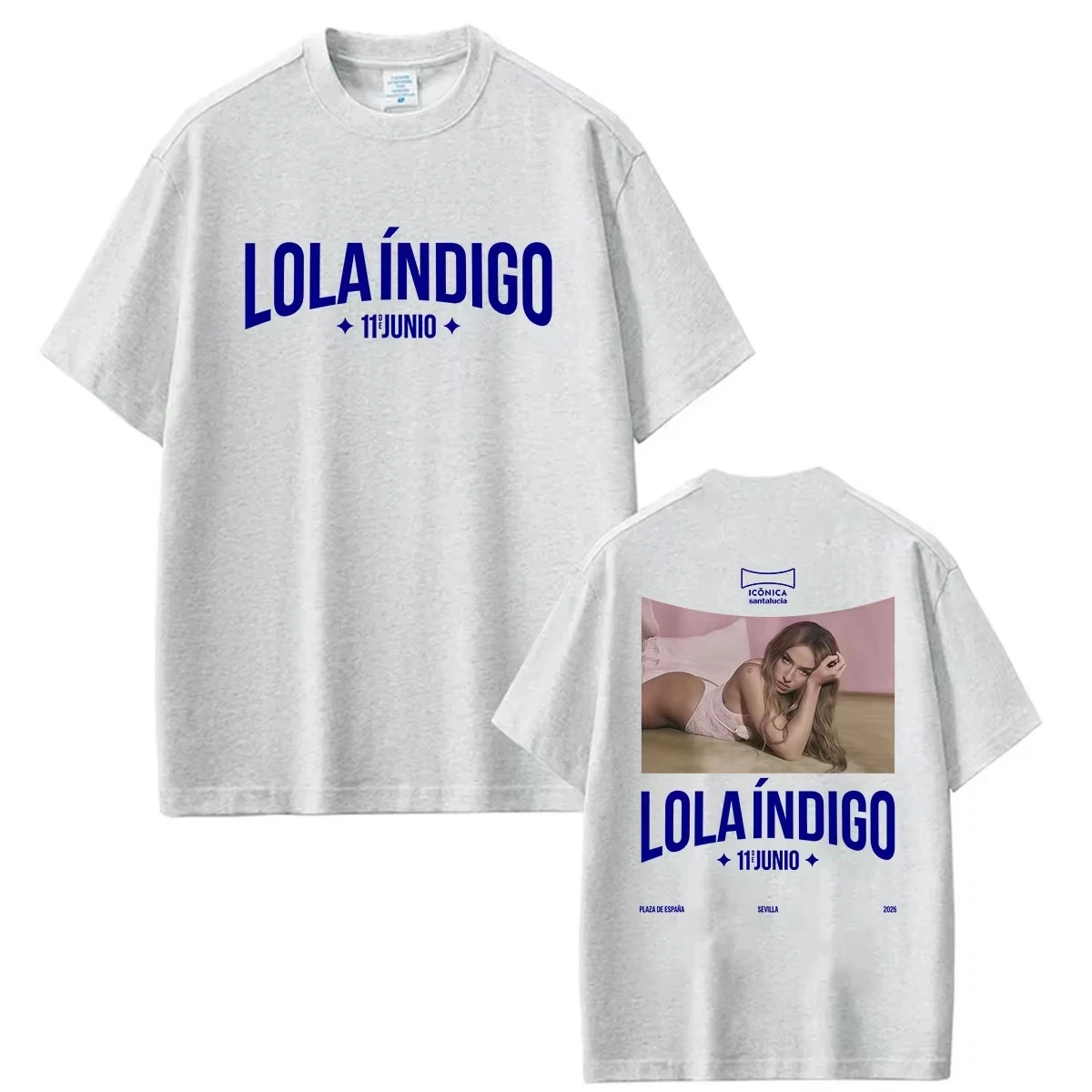 Singer Lola Indigo Tour 2026 Graphic T Shirts Men Women Vint
