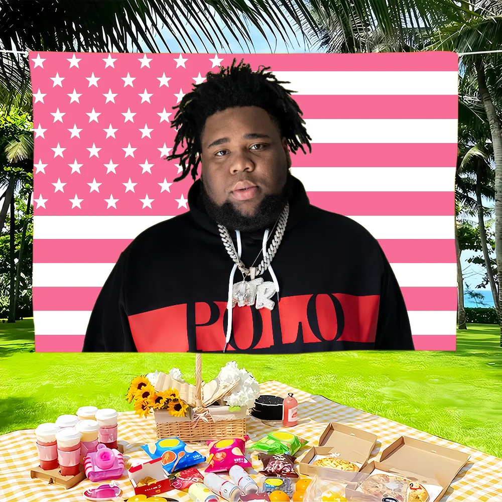 American Rapper Rod Wave flag Tapestries Outdoor Parties Bedrooms Living Rooms Dorm Rooms Wall Decor Banners Gifts
