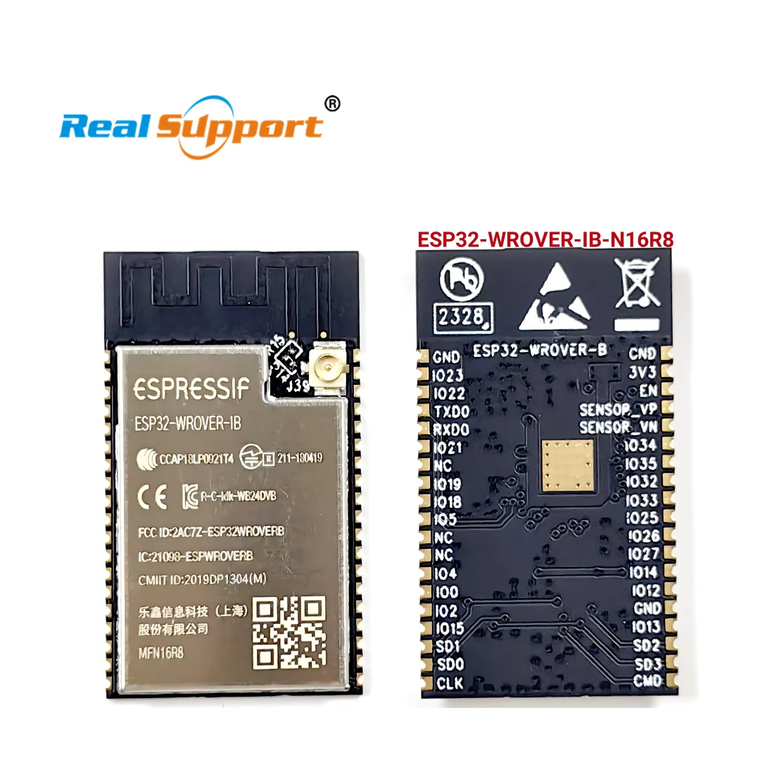 ESP32-WROVER-IB 16MB ESP32-WROVER-IB-N16R8 SPI flash ESP32-WROVER Ipex antenna module based on ESP32-D0WD WiFi-BT-BLE MCU module