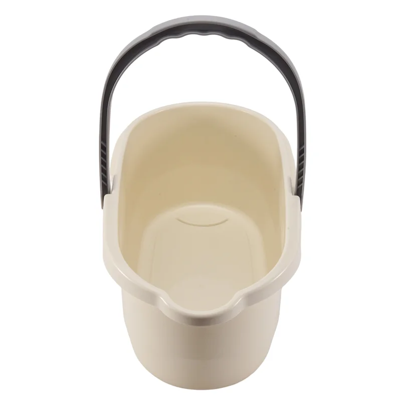 ABLN-Cubo de fregona, cesta de almacenamiento de herramientas de limpieza, organizador de cubo, cubo doméstico para suministros de limpieza, con asa