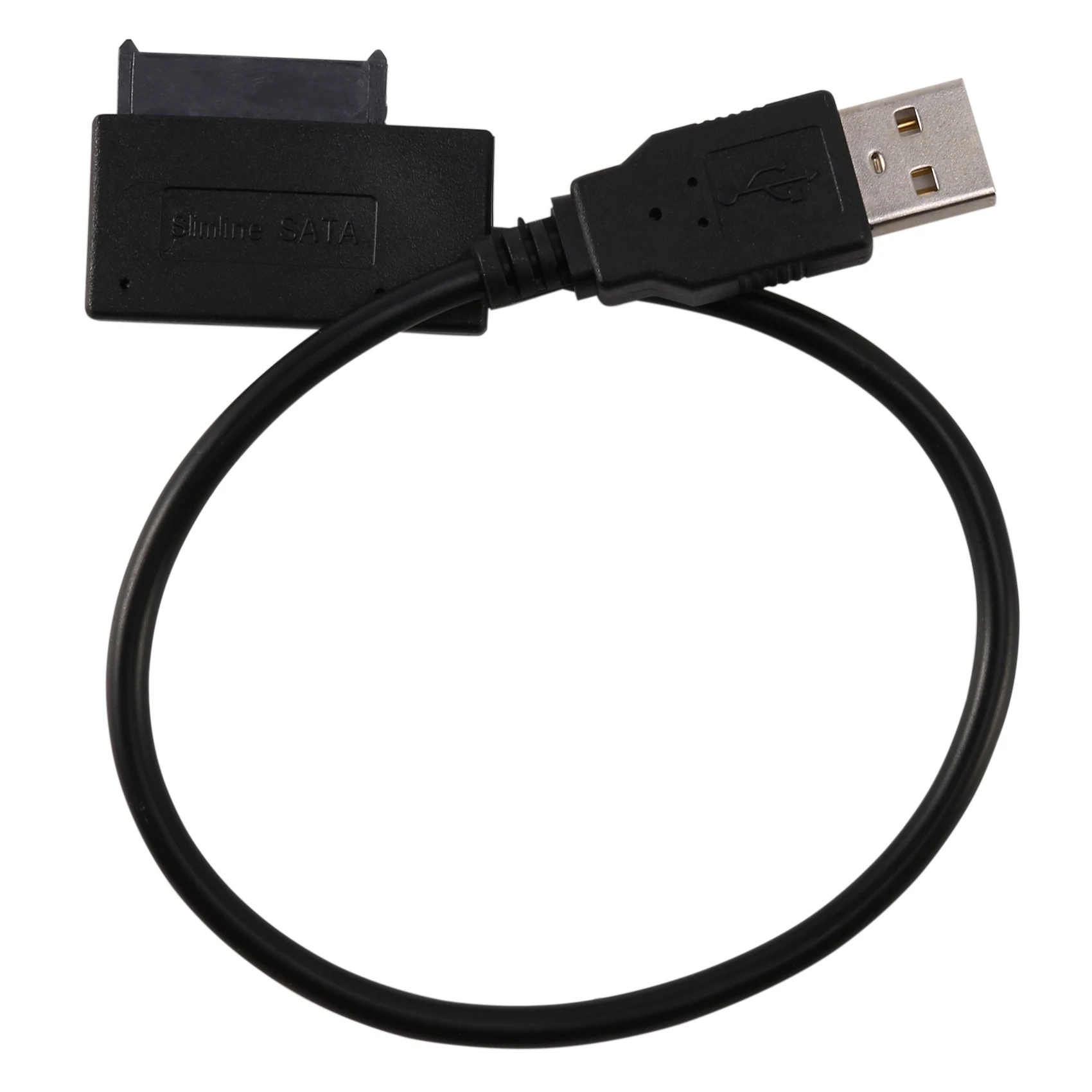 USB 2.0 to Mini Sata II 7+6 13Pin Adapter Converter Cable for Laptop CD/DVD ROM Slimline Drive