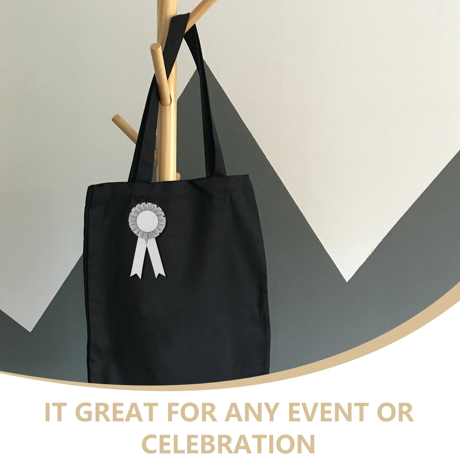 4 قطعة أشرطة روزيت نابضة بالحياة جائزة الاحتفال شارات جوائز عيد ميلاد الهالوين حفلة الشريط دبابيس جائزة فارغة الشريط #3