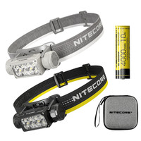 2024 NITECORE HC65 UHE 2000 Lumen Headlamp LED Headlight White Ligh + Red Light Outdoor Camping Hiking Running Lamp Black / Grey