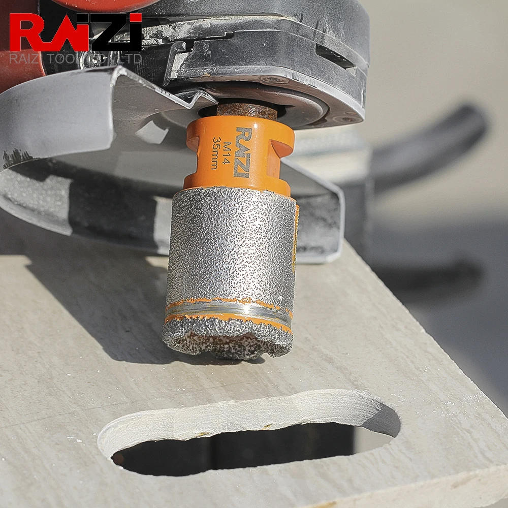 Raizi 1Pc Diamond Drilling Finger Milling Bits For Tile Ceramic Porcelain Granite Drilling Hole Saw 20/25/35mm Core Drill Bits