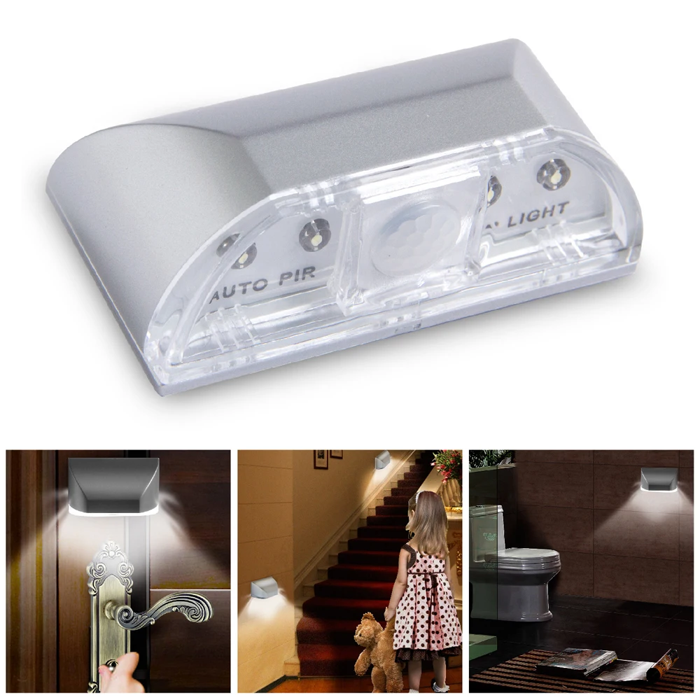 60° PIR Motion Detector Sensor Led Light Infrared Human Body Induction Lamp Sensor Steps Ladder Staircase Bedroom Decoration