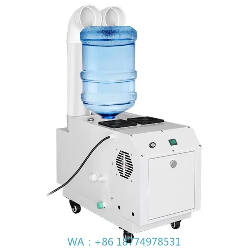 

s Стальной двойной трубчатый промышленный ультразвуковой увлажнитель для тепличных грибов, бестселлер, дешевые 28 кг/ч, нержавеющая сталь