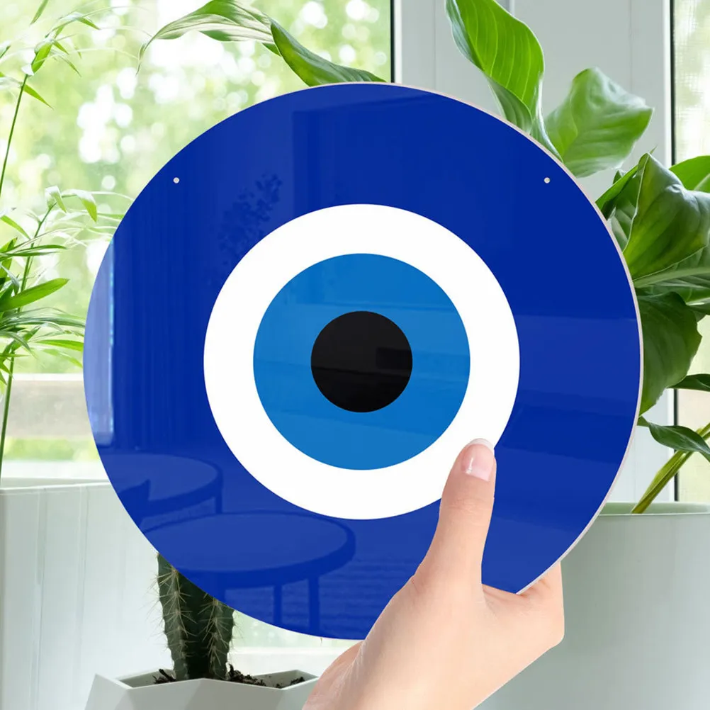 

1Set Evil Eye Hanging Pendant Decor Stable Material Turkish Evil Eye Charm for Home Wall Door Window Hanging Decoration