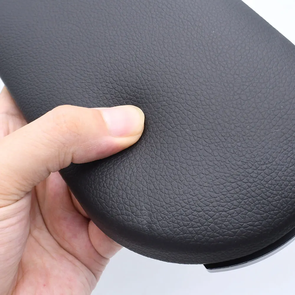 1PC Leather Car Armrest Latch Lid Center Console Cover Protector Cap For VW Jetta Golf 4 MK4 BORA Passat B5 Beetle Polo 6R 9N