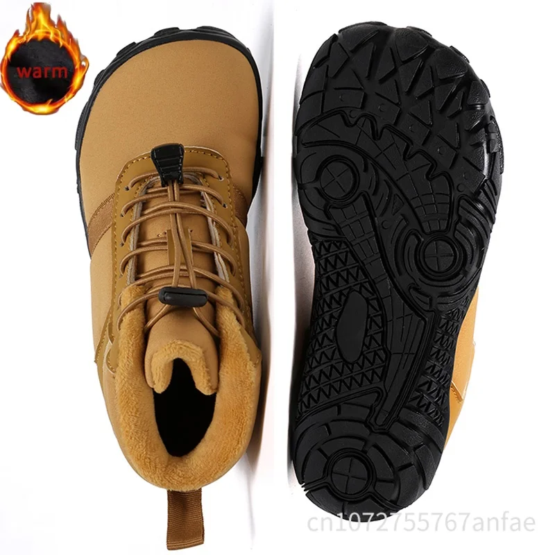 الأطفال الشتاء الثلوج الأحذية الدافئة أفخم حذاء من الجلد مقاوم للماء في الهواء الطلق أحذية رياضية المشي لمسافات طويلة النمل زلة صبي الفتيات أحذية قطنية