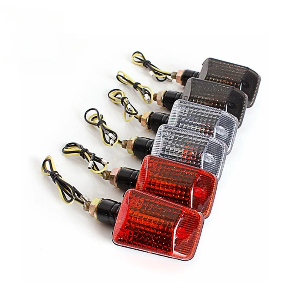 

Universal 2PCS 12V Motorcycle Motorbike Turn Signal Intcators Light Blinker Amber Lamp
