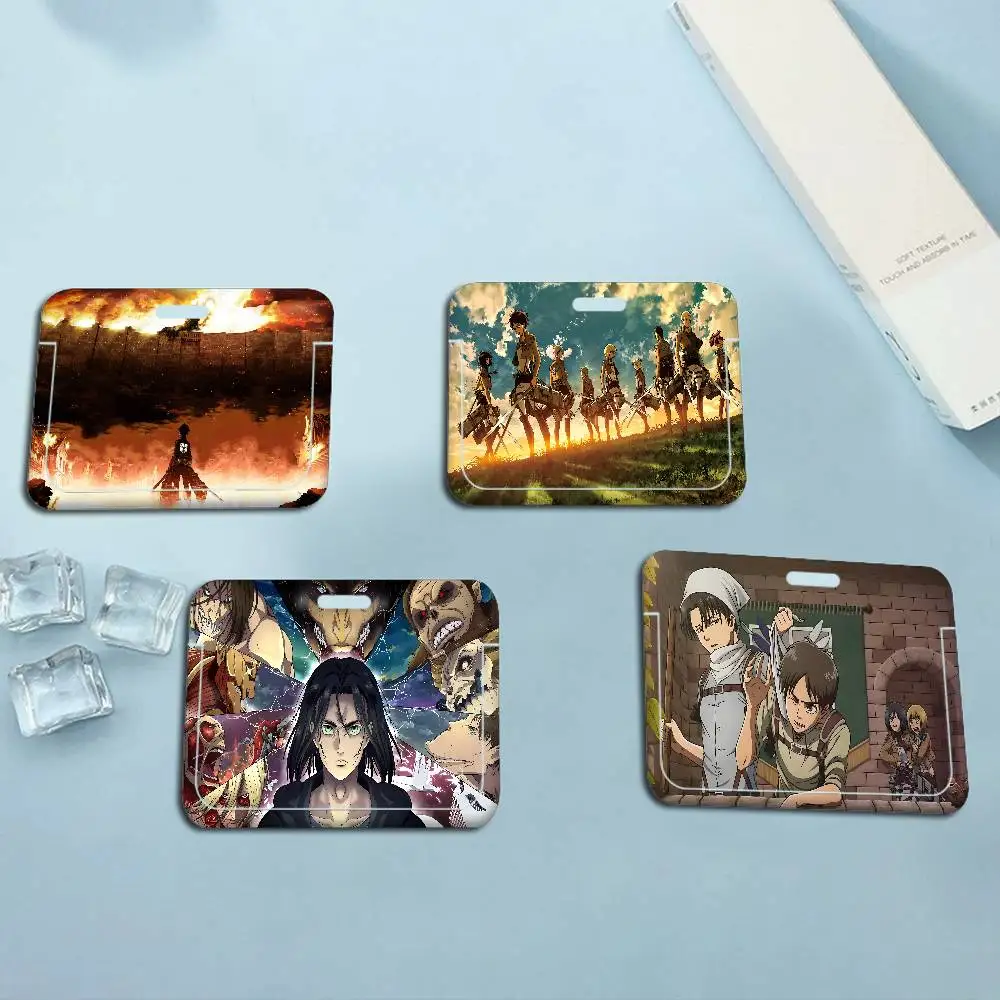 

Классический аниме-бейдж-холдер «Атака Титанов», 1 шт., для рабочих и идентификационных карт, с ремешком, для мужчин и женщин