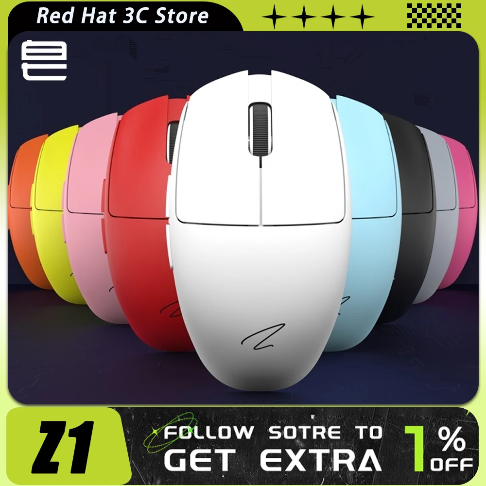 

Zaopin Z1 PRO Wireless Mouse Air Dual Mode RGB PAW3395 Sensor Nordic 52840 Lightweight Gaming Mouse Ergonomics Pc Gamer Office