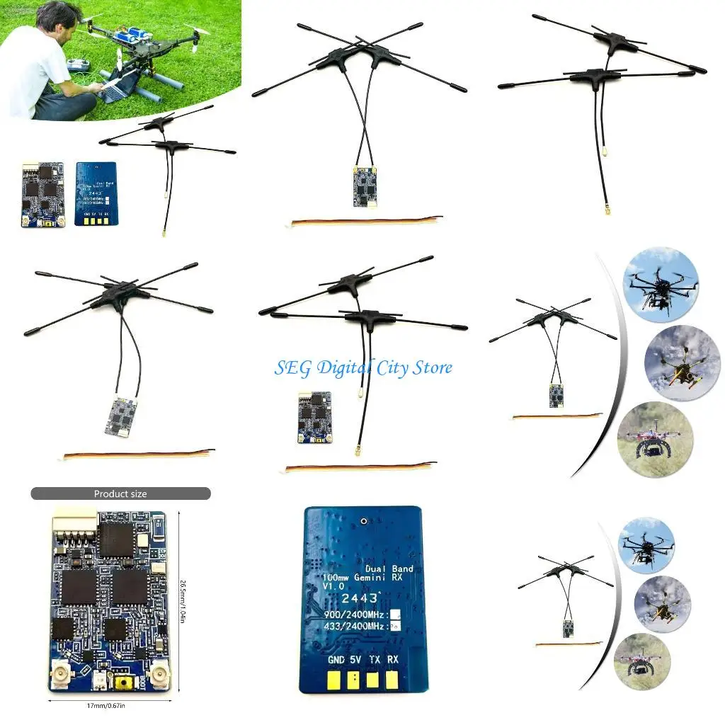 

U75B Flight Controller 900/2400Mhz Double Band Receive rLightweighted