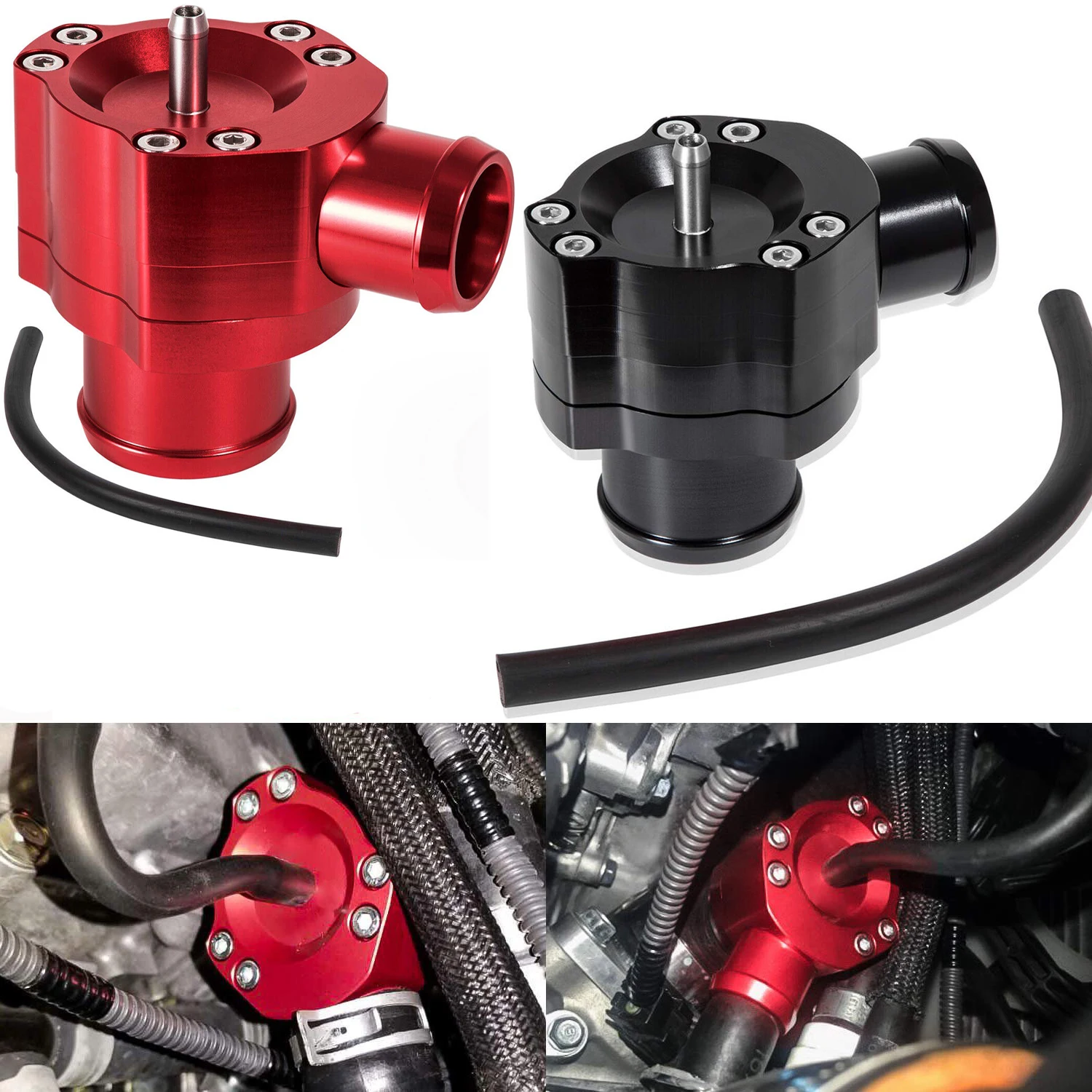 MX BPV/BLOW OFF VALVE For Subaru WRX 2015~2020 / Forester XT 2014~2020 (Black & Red)