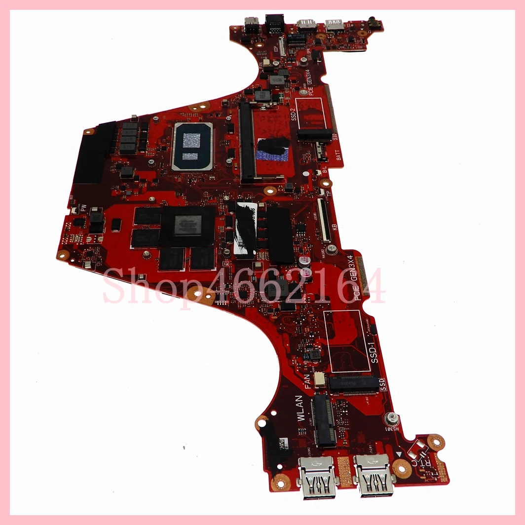 Imagem -04 - Placa-mãe do Portátil para Asus Mainboard para Asus Fx516pc Fx516pm Fx516pez Fx516pe Fx516pr Fx516pcz Fx516 Fx516p Tuf516pm Tuf516pr Tuf516pe