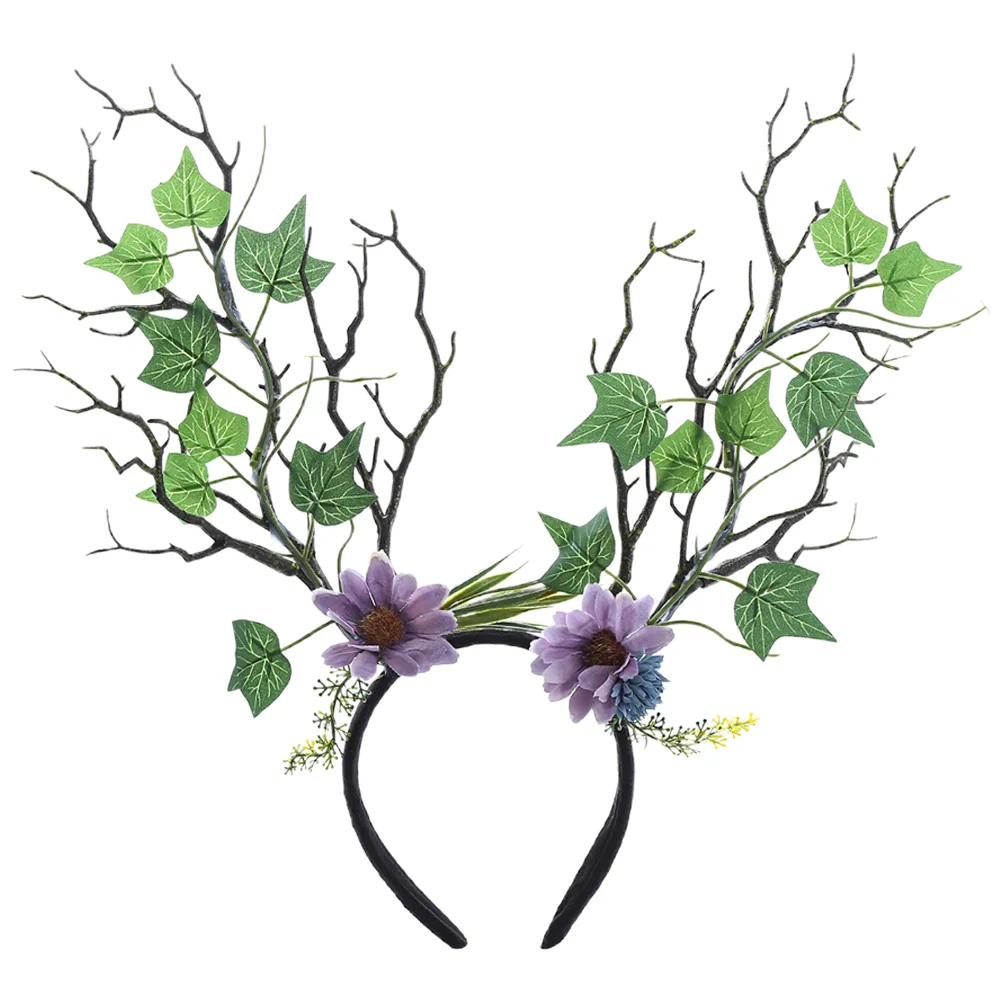 

Party Headband Decor Tree Branch Cosplay Christmas Polyester Ornament Decorative