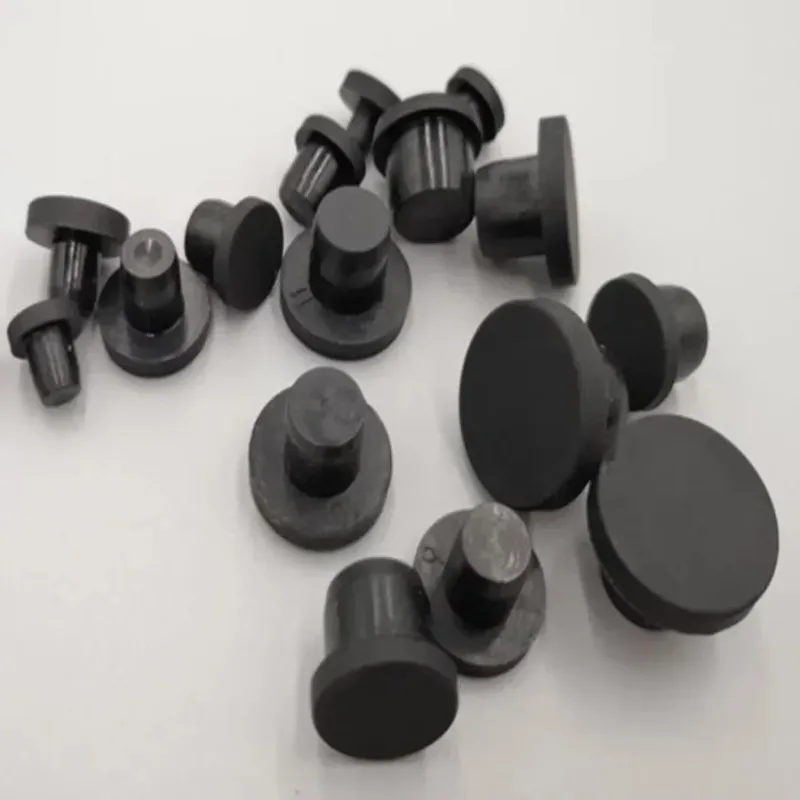 Solid Sealing Plug 2mm - 14mm, Silicone Rubber Hole Caps, T-shaped Seal Stopper, High TEMP Dustproof Plug, Inserts Bungs End Cap