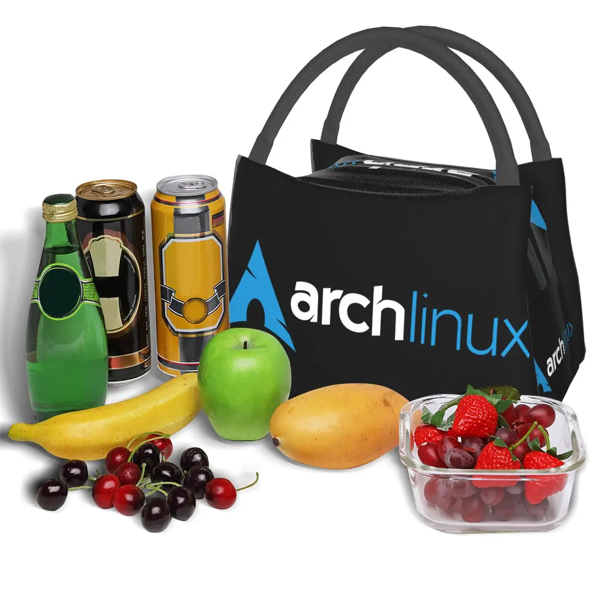 Arch Linux Lunchtaschen, Kühler, warm, isolierte Lunchbox, Picknick, Camping, Arbeit, Reisetaschen