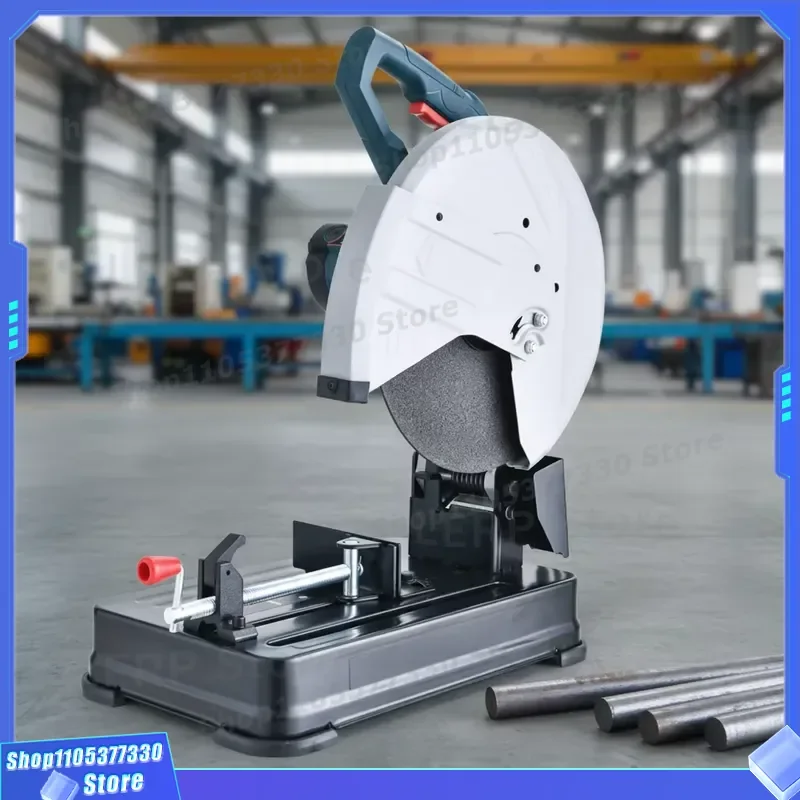 2800W High Power Electric Metal Cutting Saw 355mm Industrial Grade Cutter Machine for Steel Iron Aluminum Heavy Duty Workshop