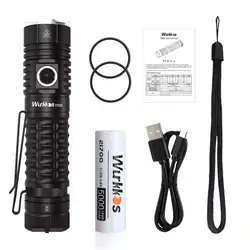 Wurkkos TS22 USB C Rechargeable 21700 LED Flashlight