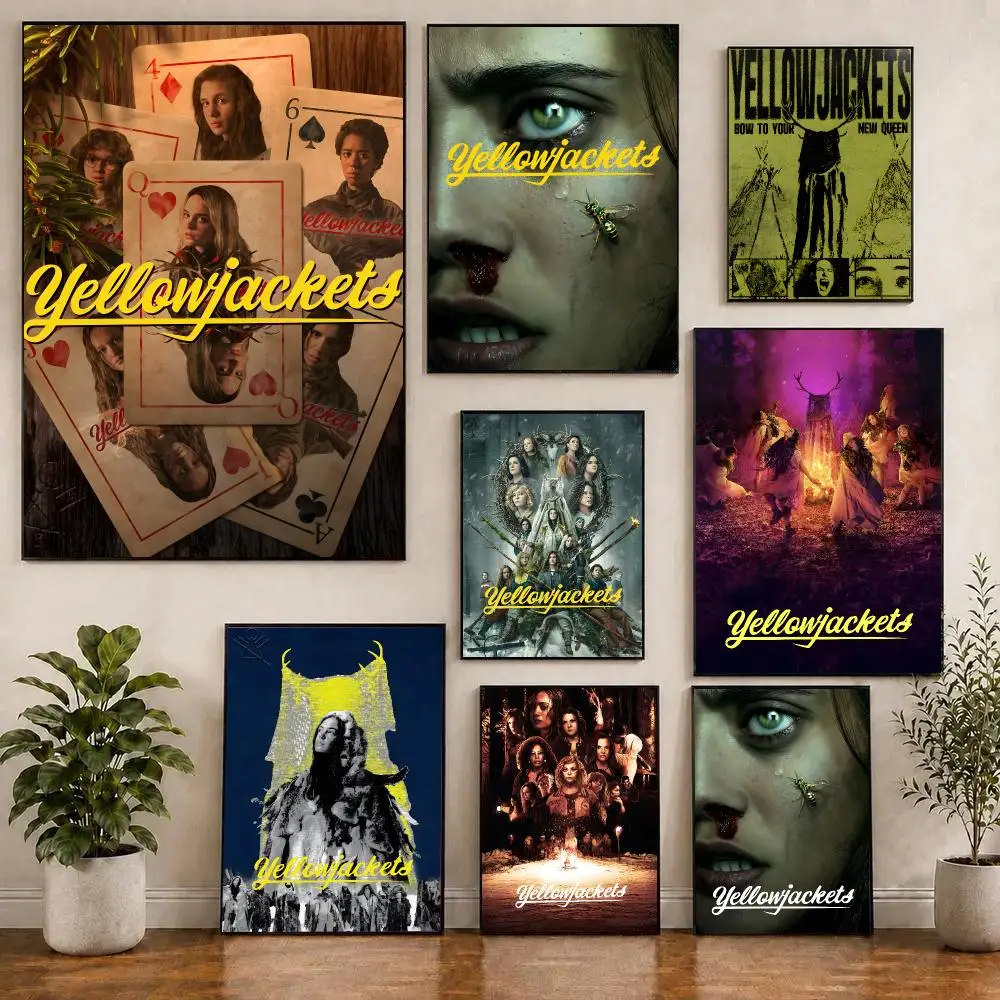 Yellowjackets TV Series Canvas Poster Waterproof Sticky WallArt Print For Bedroom Living Room Hallway Bar Home Decor