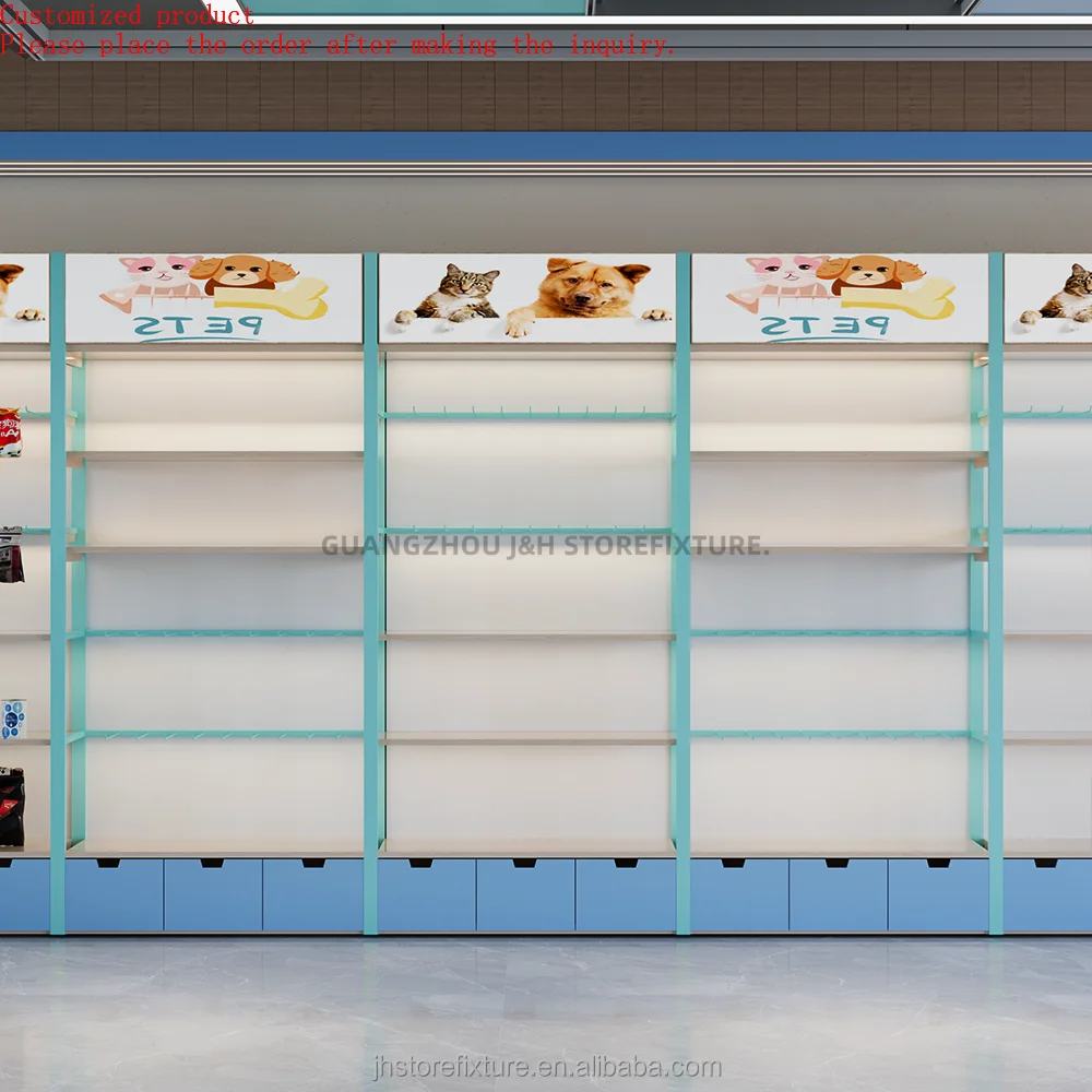 

Showroom Goods Display Shelf with Led Custom Adjustable Height Candy Display Shelves for Boutique Store