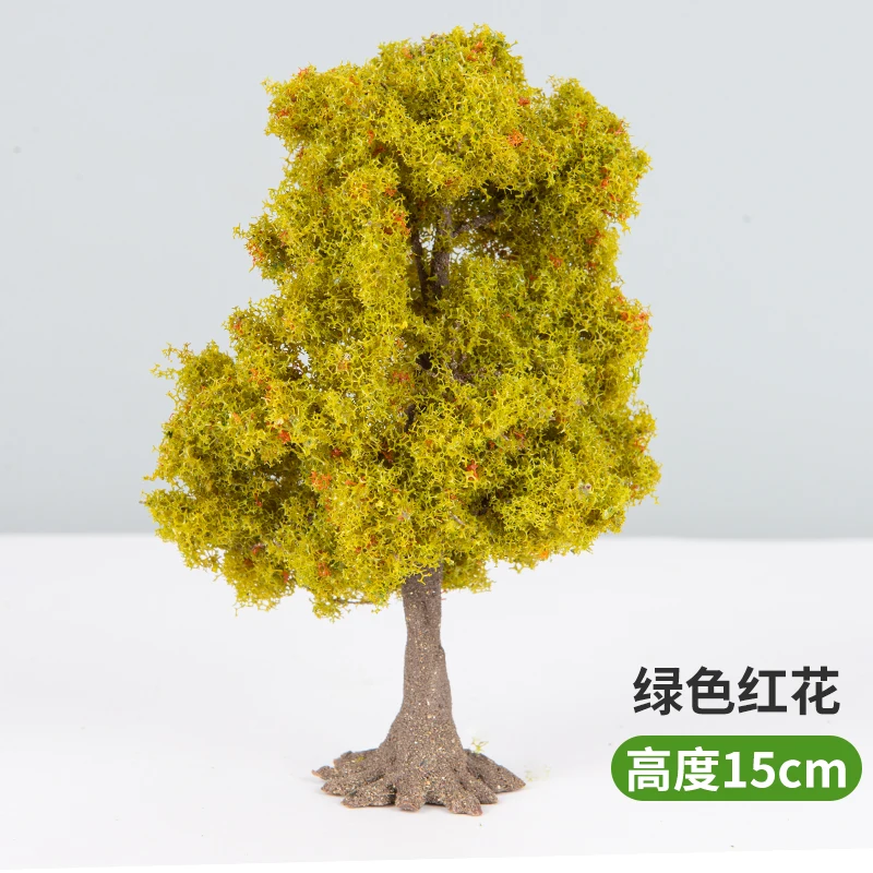 10cm 15cm Miniatur Draht Baum Modell grünen Baum Landschaft Dekoration Berg Sand Tisch DIY Material Material Eisenbahn Layout