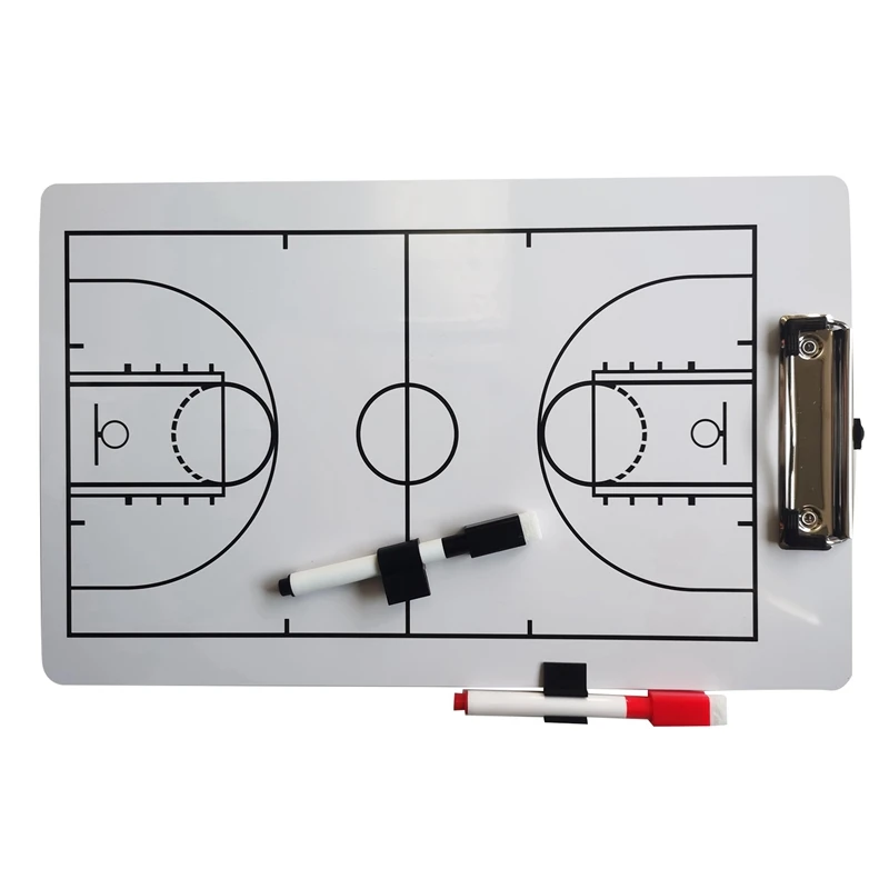 Dry Erase Coaching Board Double Sided Design Strategy Board Whiteboard For Basketball