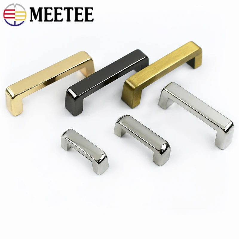 

4/10Pcs Meetee 13-38mm Metal Side Clip Buckles Bag Arch Bridge Hook Pocket Strap Connector Fastener Leather Crafts Hardware Kits