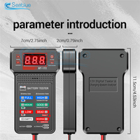 BT-171 12V Multifunctional Battery Testers Auto Repair Industry Detection with LED Reverse Display Screen Electrician Tool