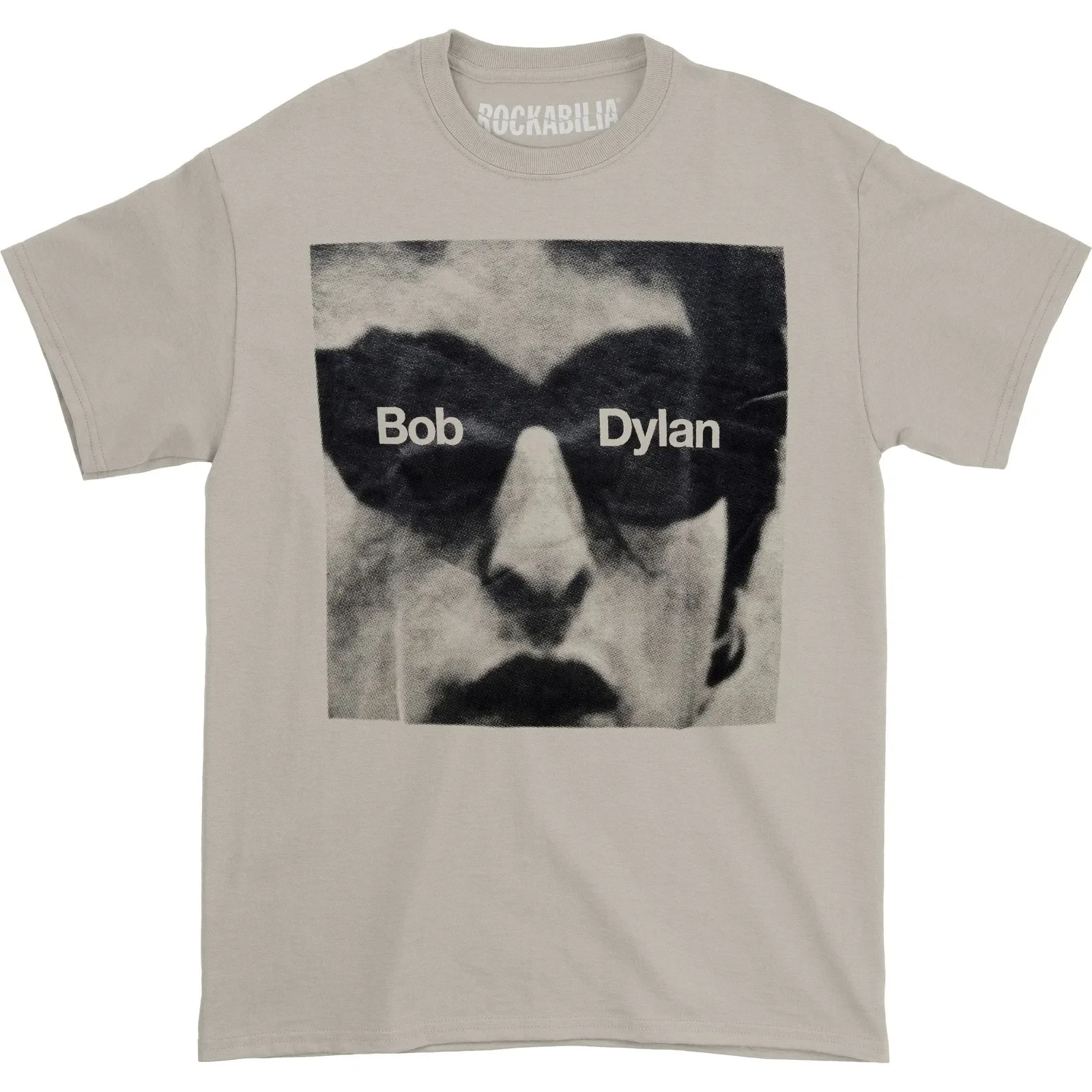 Men's Bob Dylan Sunglasses Cream (Rockabilia Exclusive) Tshirt XLarge Cream
