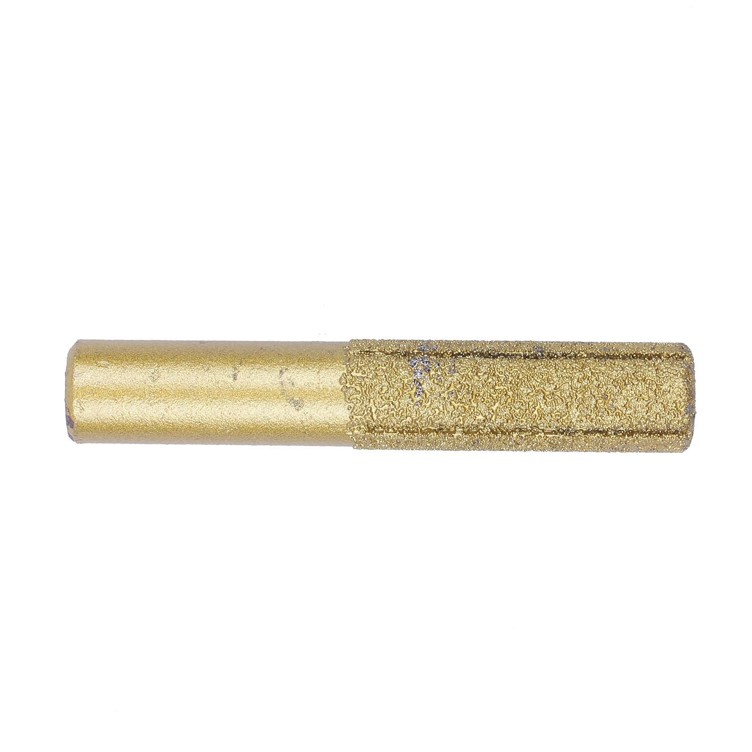 Gold 13mm Dia Diamond Profile Straight Router Bit for Marble