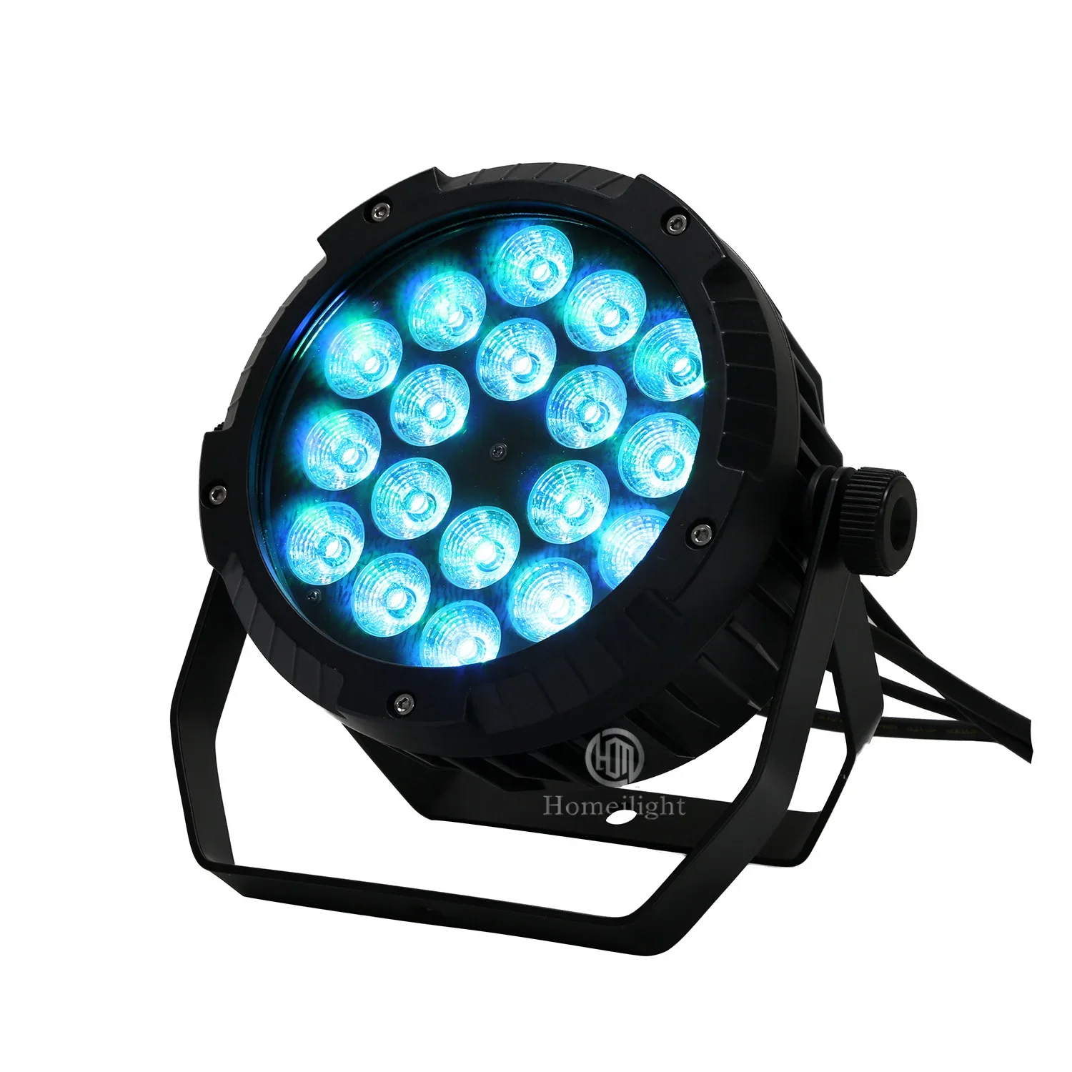 Wewnętrzne oświetlenie sceniczne dla DJ-ów na zewnątrz IP65 Uplight 18x18w RGBWUV 6 w 1 LED Wodoodporne światło Par