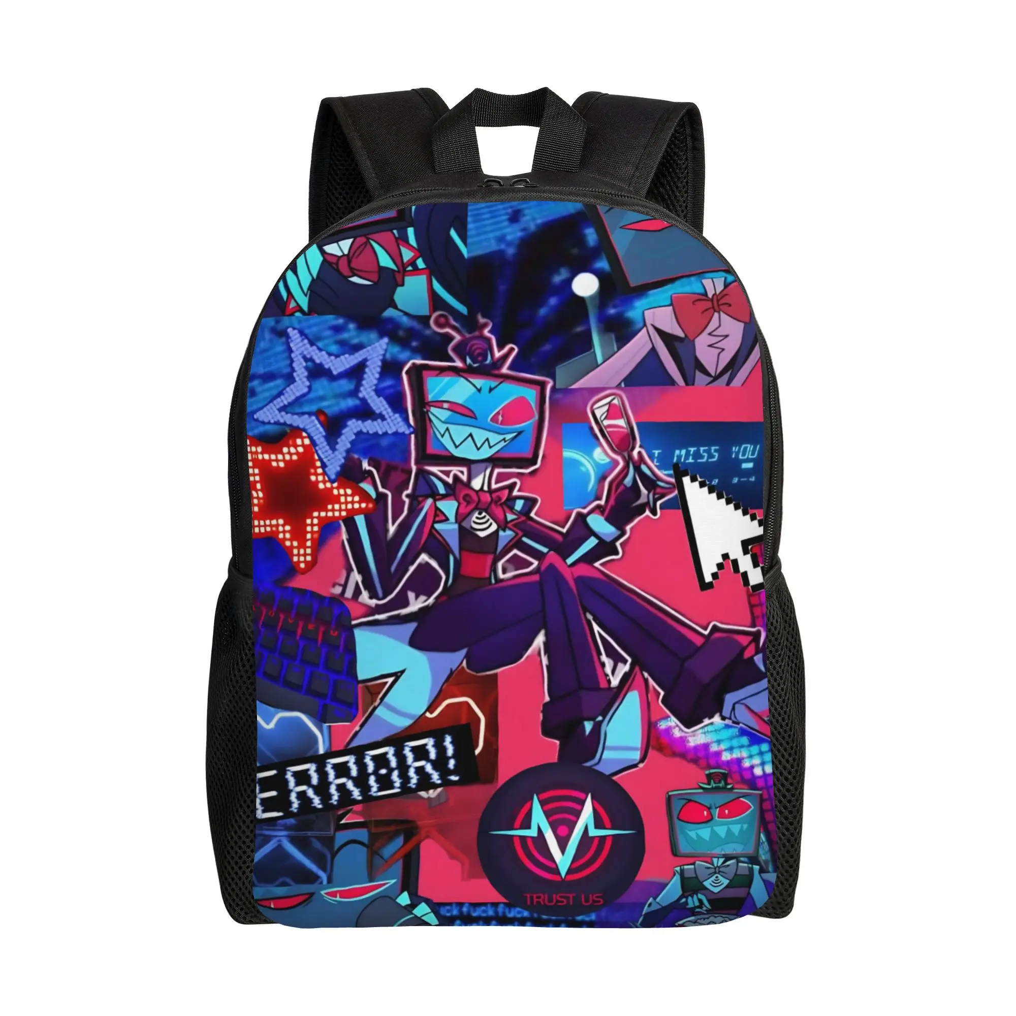 

Vox Hazbined Hotels Backpack for Men Women Casual High School Work Daypack Laptop Computer Canvas Bags Durable