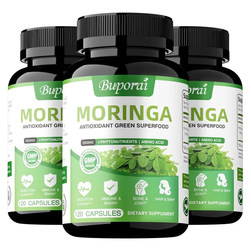 

Moringa - Antioxidants, Anti-Aging, for Heart, Skin, Hair, Joints, Metabolism, Digestion, Energy Immunity