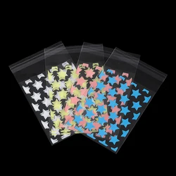 50pcs/Lot Star Plastic Jewelry Package Bag for Earrings Necklace Bracelet Beads Jewelry Organizer Display Packaging Storage